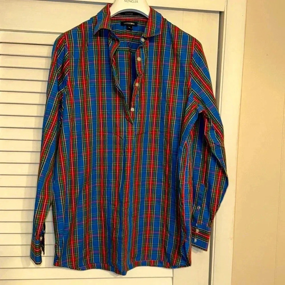 Lands End Ladies Long Sleeve Shirt Blouse Size 12 - Picture 2 of 8